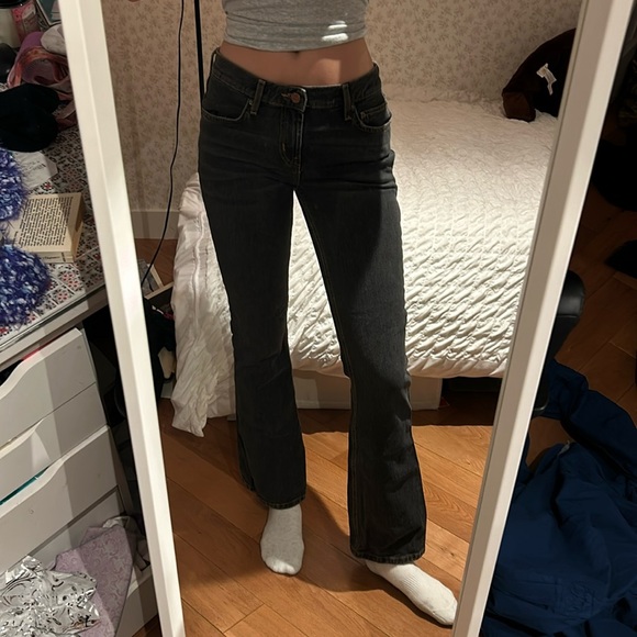 Urban outfitters low rise washed black jeans size 27 - Picture 1 of 4